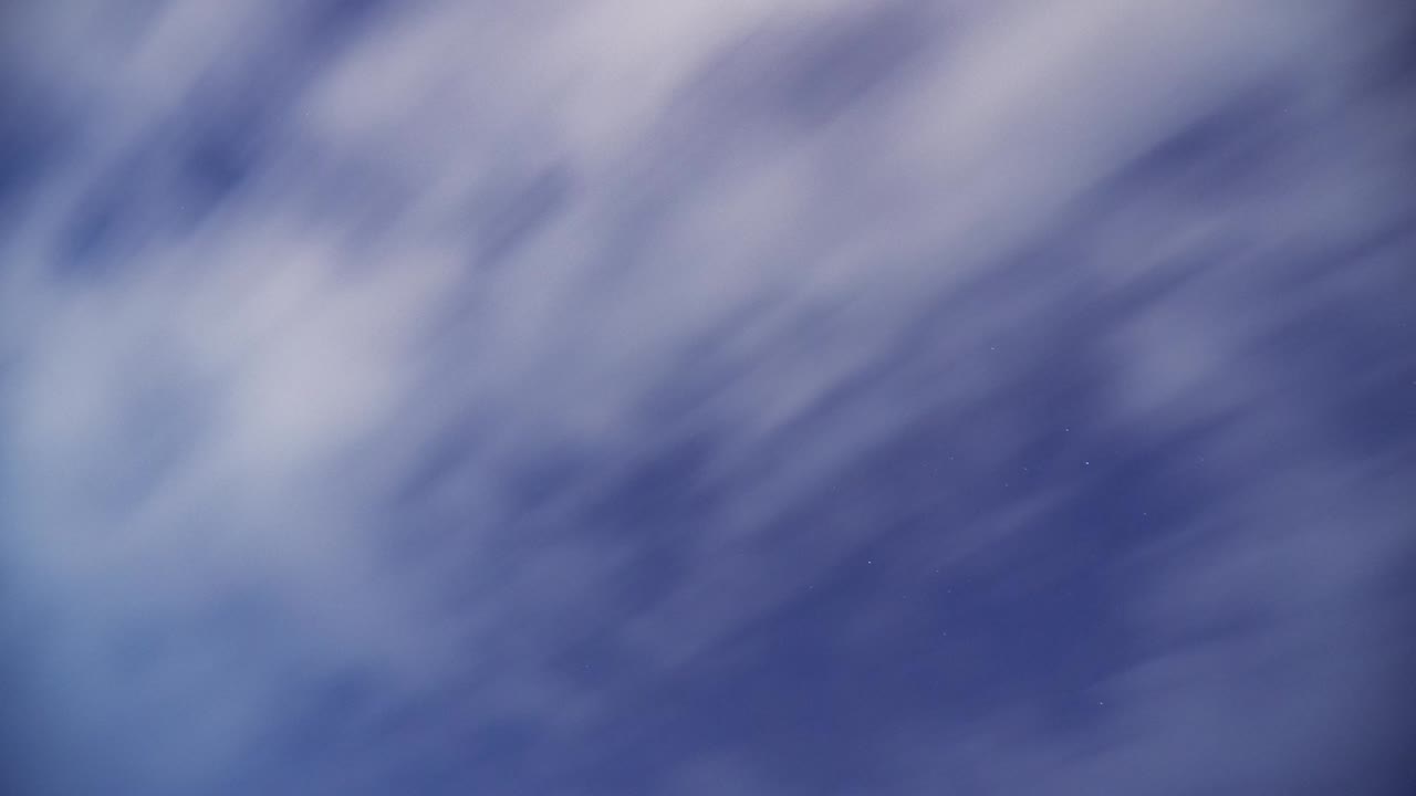 stars in the night sky timelapse