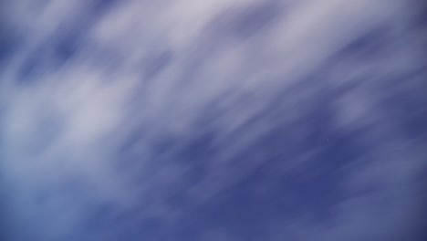 estrellas en el cielo nocturno timelapse