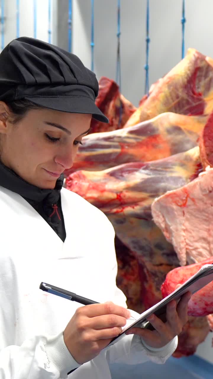 Meat Inspector at Work