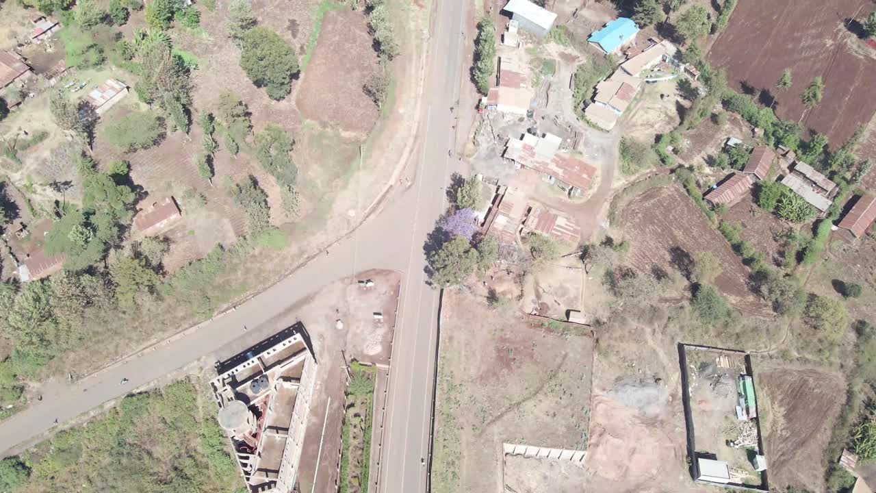vista aérea del mercado en loitokitok kenia