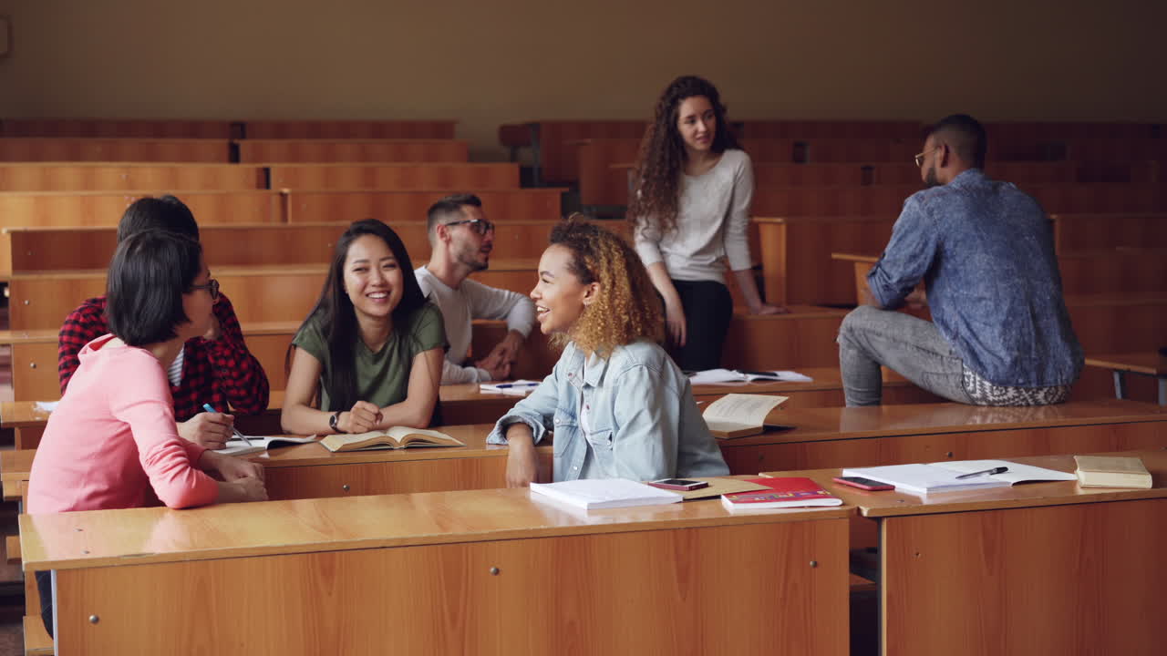 Students in a Classroom Discussing