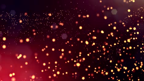 renderizado 3d de partículas luminosas como fondo de ciencia ficción o fondo abstracto moderno de partículas con profundidad de campo y bokeh como bucle vj. las partículas forman una estructura caótica. 2