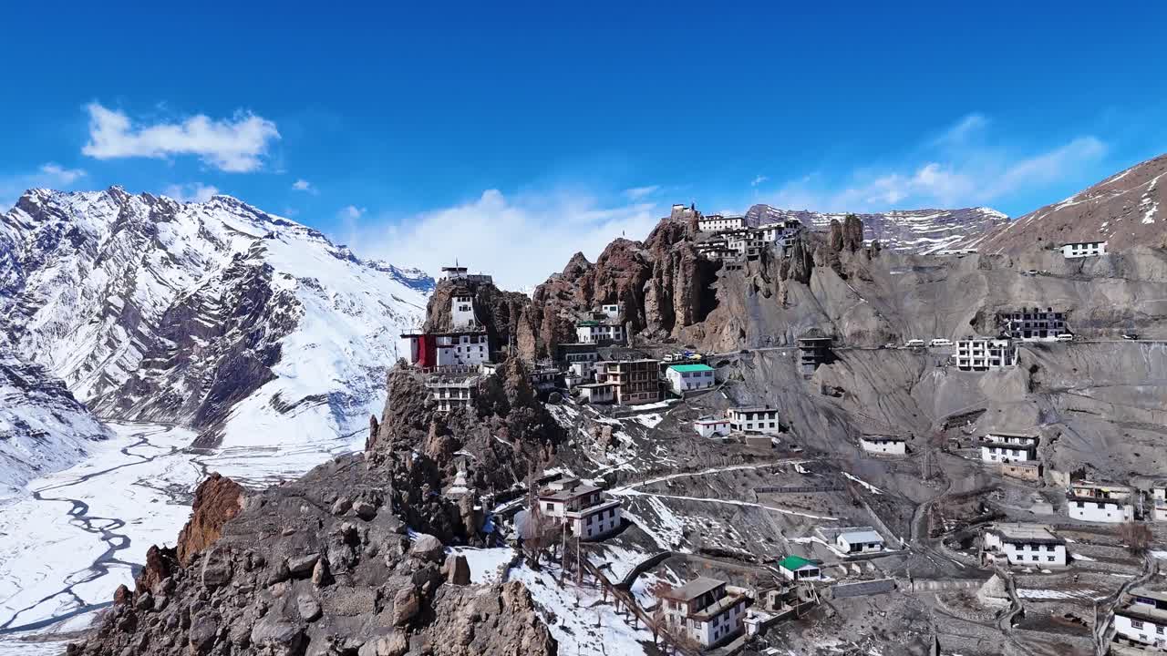 Winter Monastery in the Himalayas