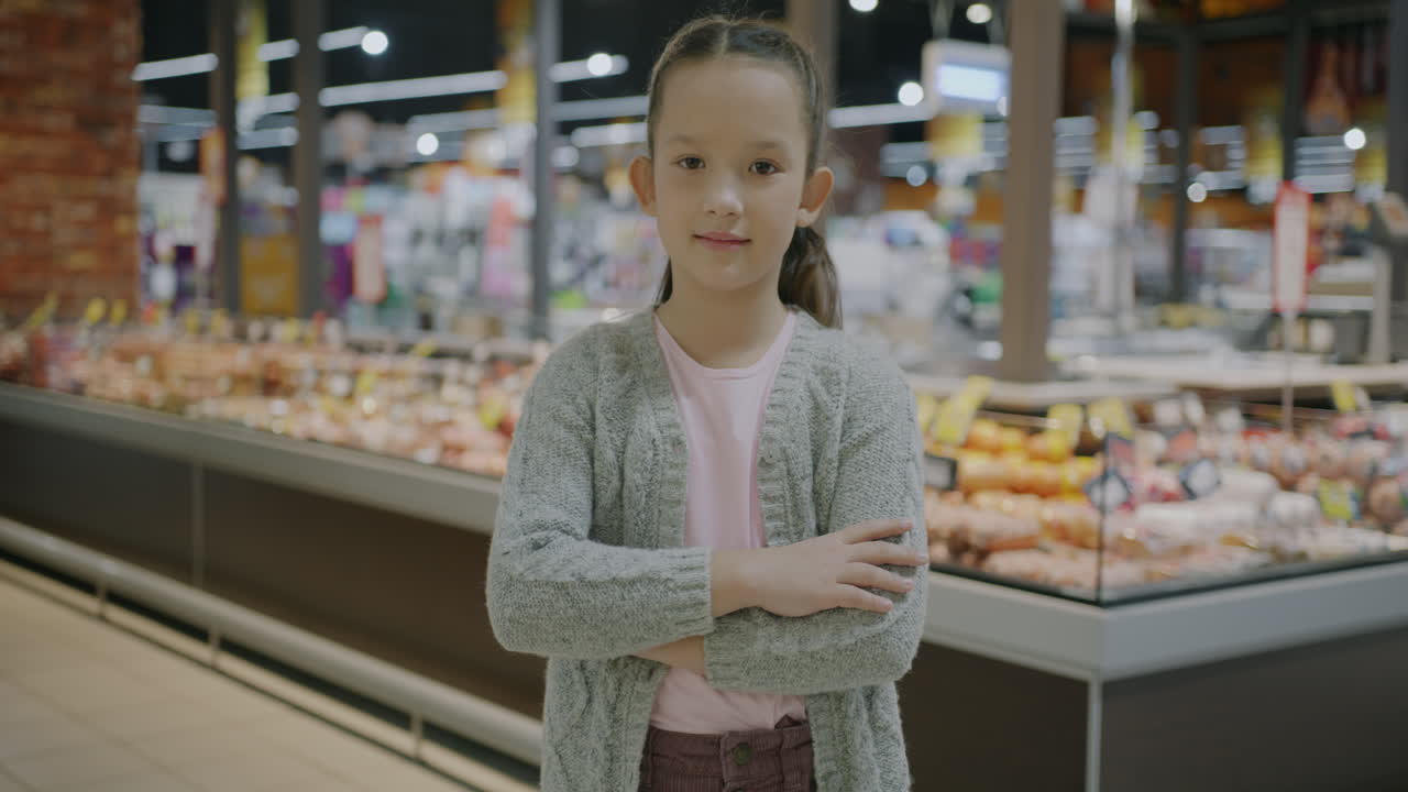 Girl in a Supermarket