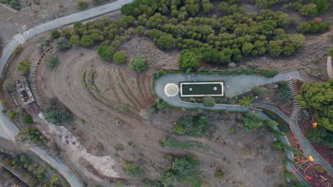 西班牙植物園 (jardín botánico) 的空中圖