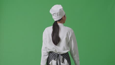 chef vista trasera