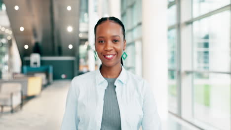 Happy,-walking-and-business-with-black-woman