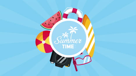 sommerzeit, genieße den urlaub