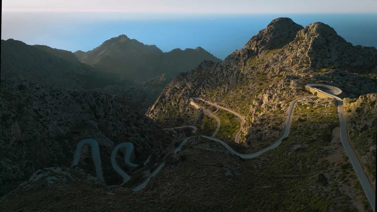 hairpin bend sa calobra, isola di palma di maiorca