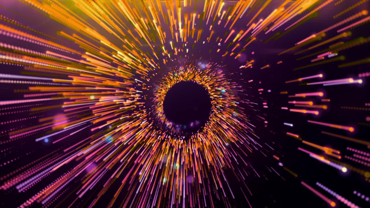 Colorful Abstract Light Spiral Background