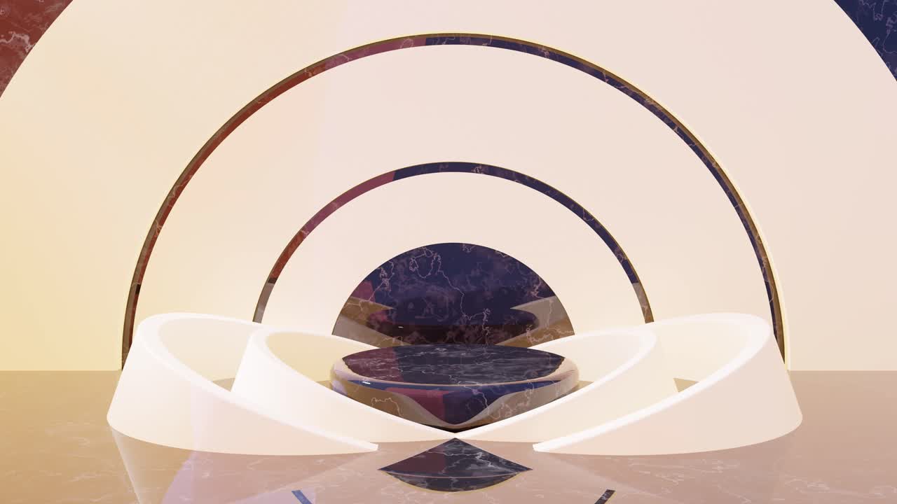 Elegant Marble Podium Display Background