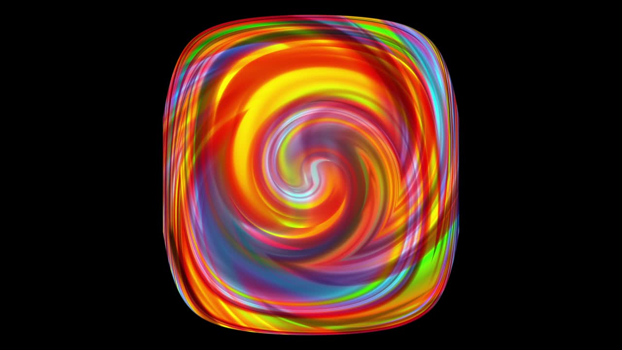 el remolino cuadrado de un remolino abstracto