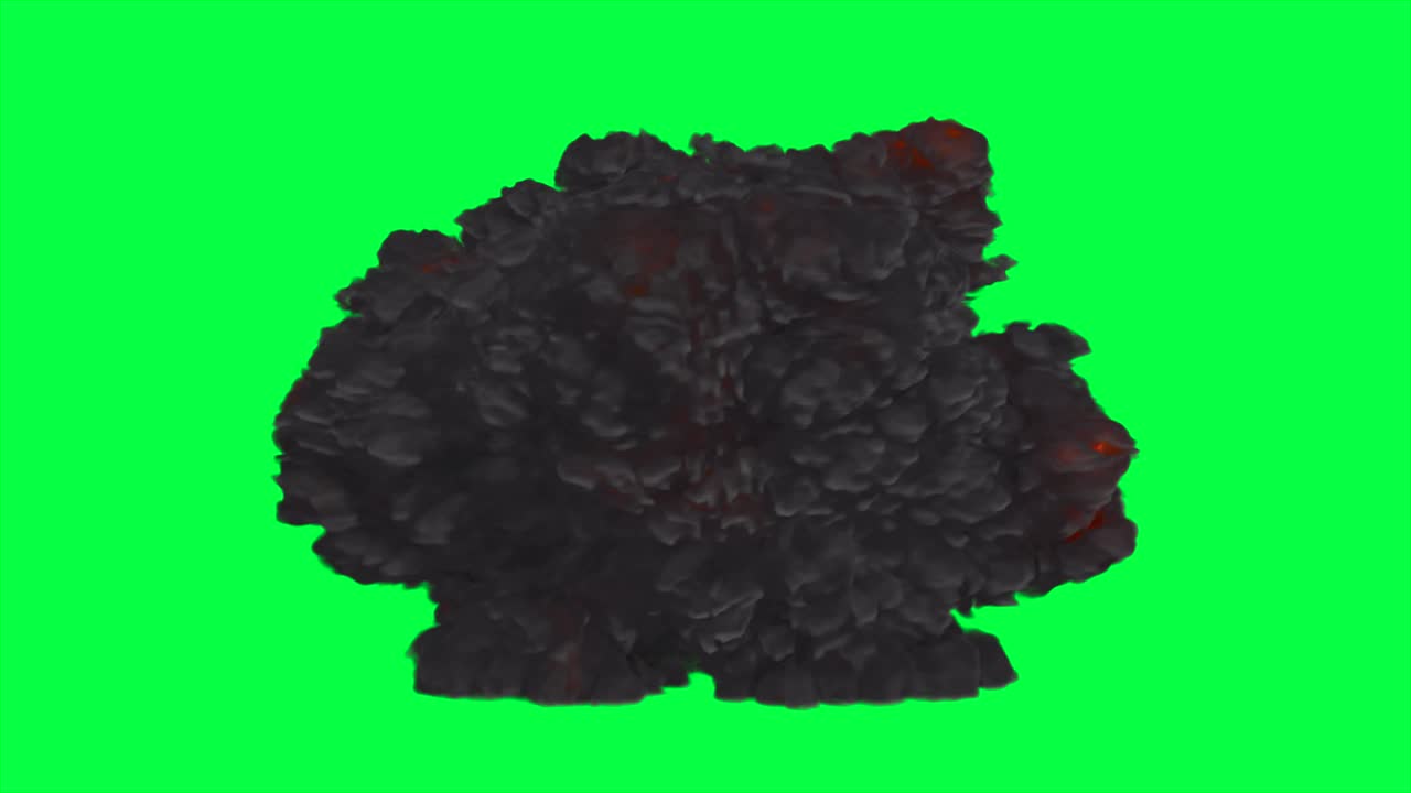 efecto visual de la explosión