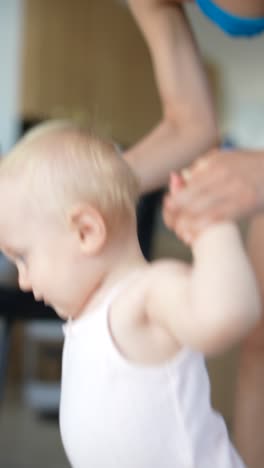 baby learning to walk