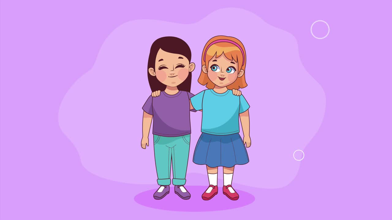 chicas bonitas personajes estudiantiles