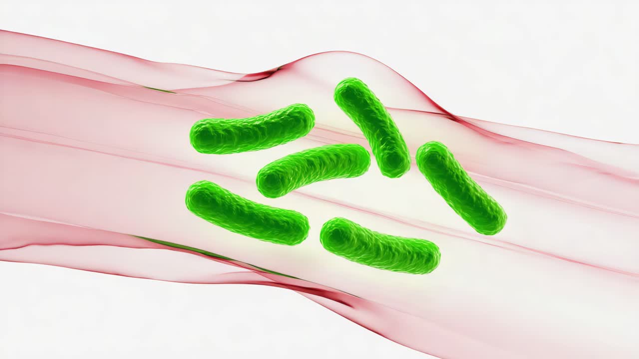 Ilustración de las bacterias