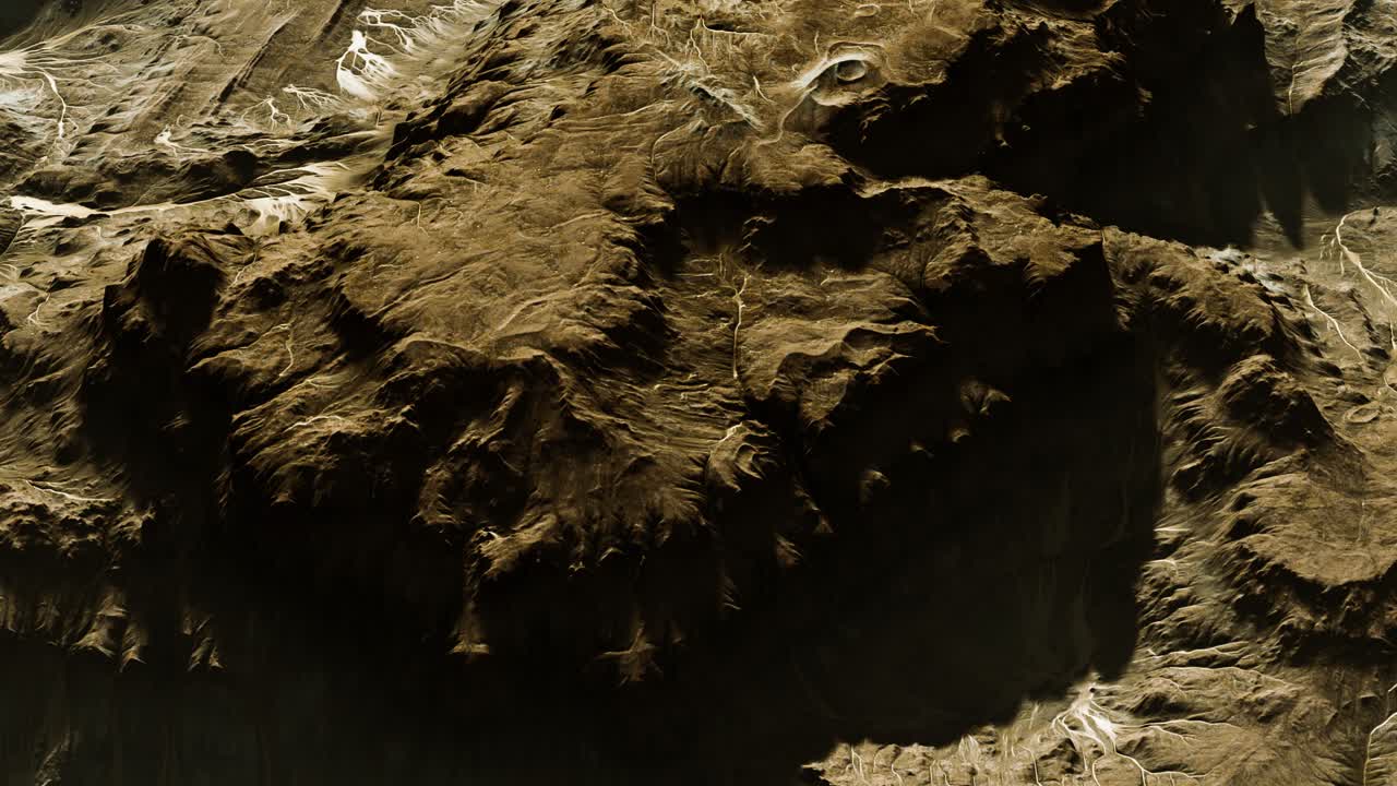 vista del paisaje del planeta alienígena