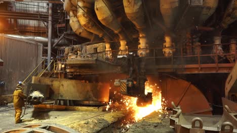 steel mill operation