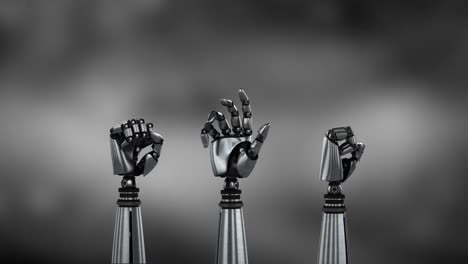 Robot-hands-over-grey-background