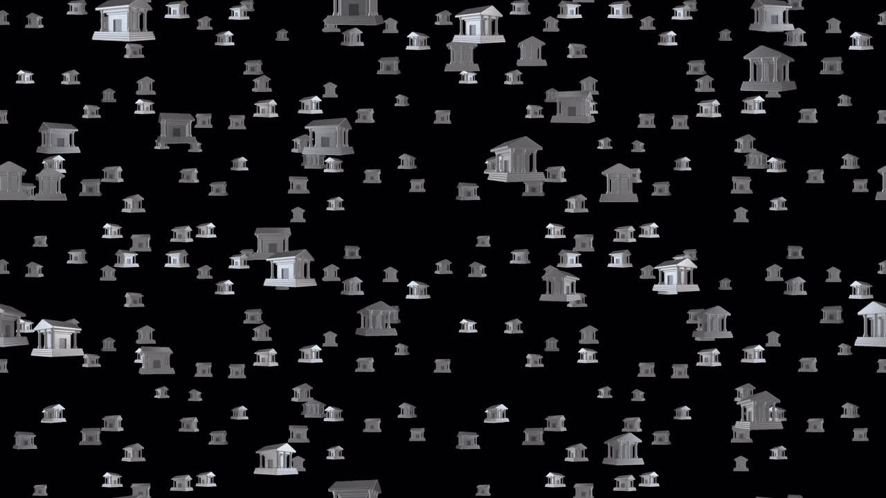 azulejos de bucle de banco que se elevan con alfa