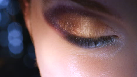 Blaues-Auge,-Lidschatten-Make-up