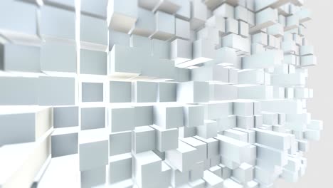3d futuristic abstarct background loop