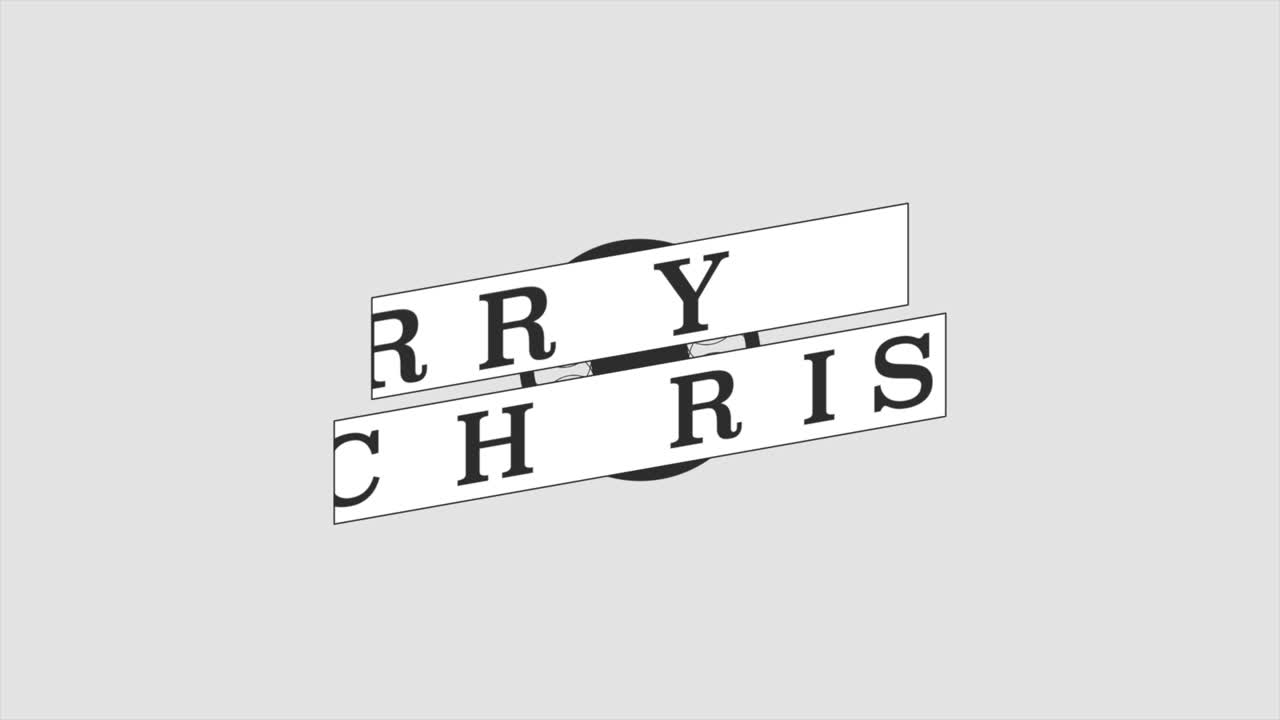 texto de feliz navidad con círculo en gradiente blanco