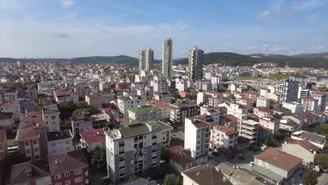 vista aérea de una ciudad turca