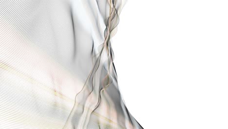 fantastic animation with particle wave object in slow motion and space for text, 4096x2304 loop 4k