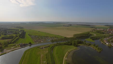 the newly build residential aera near goese meer, in the netherlands