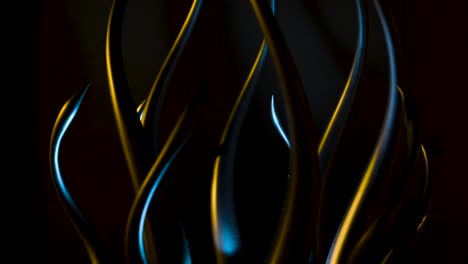arte abstracto con líneas brillantes