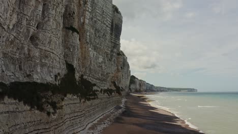 beautiful cliffs of normandy, france