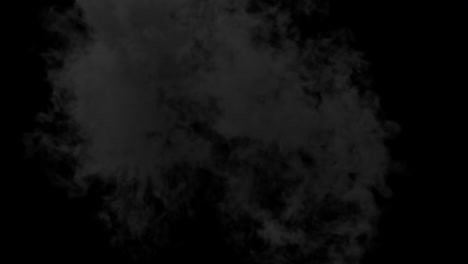 efecto de humo de la explosión