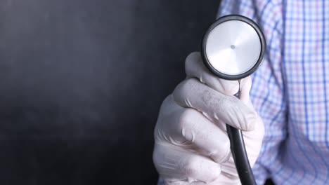 doctor holding a stethoscope