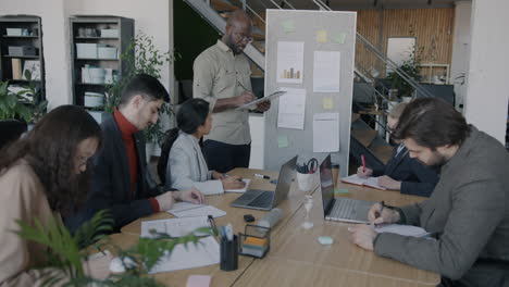 reunión del equipo de negocios