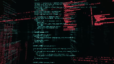 Animation of data processing during coronavirus covid19 pandemic