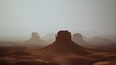 misty monument valley