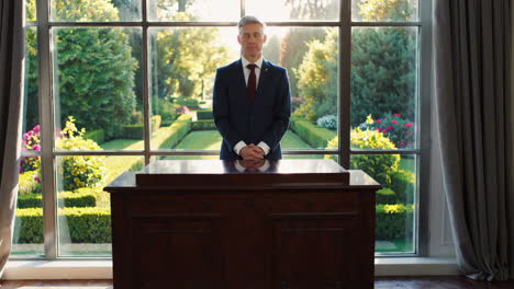 businessman in a formal setting