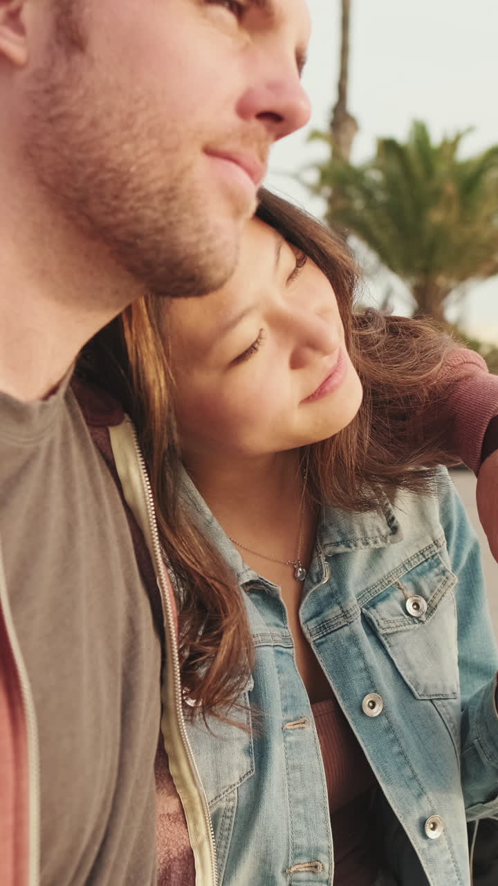 Retrato de pareja cariñosa