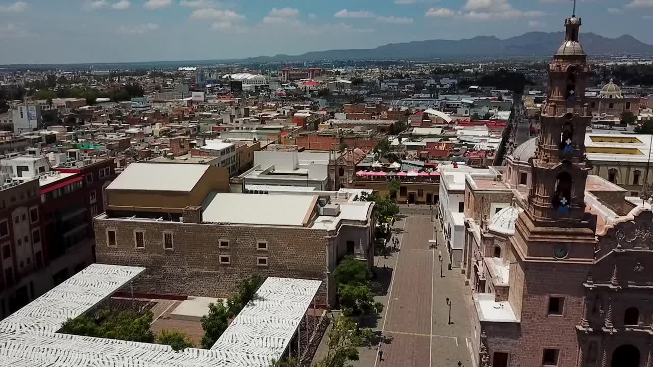 Aerial View of a City in Mexico