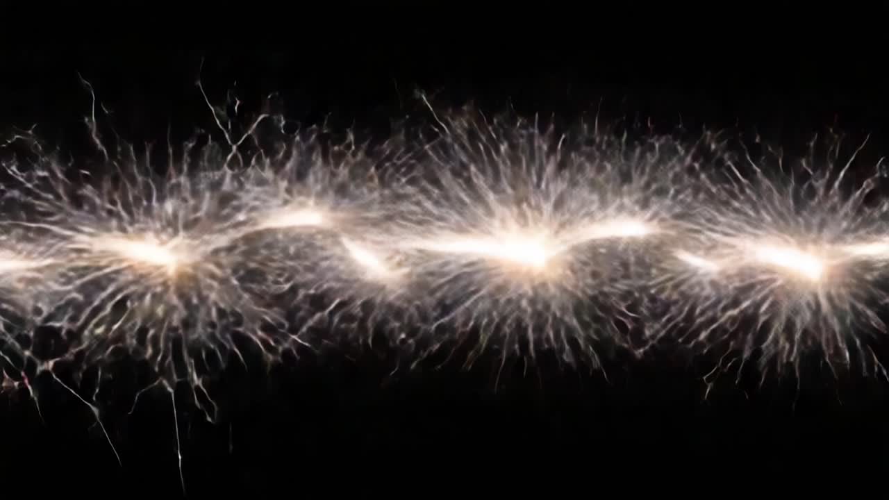 Captivating Display of Electric Sparks: A Journey Through Dynamic Motion Captured in Two Mesmerizing Frames of High-Voltage Luminescence