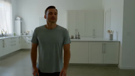 Man in a kitchen