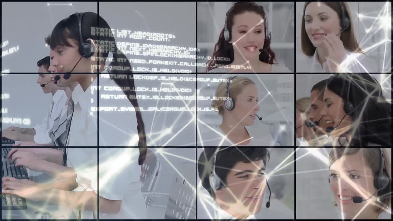 콜 센터 에이전트의 디지털 복합