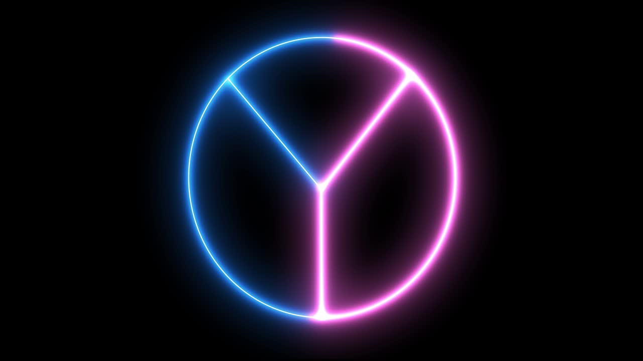 abstracto neón, led cuadrado, borde. renderizado colorido futurista