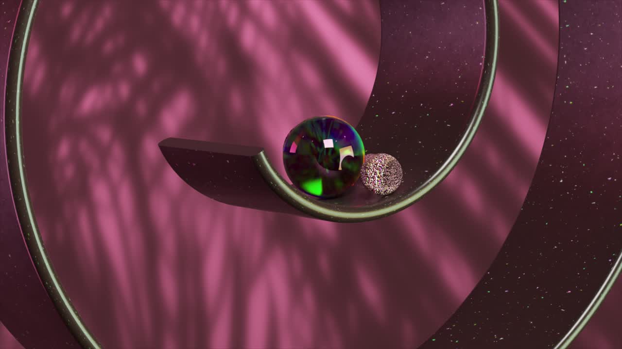 representación 3d abstracta con formas geométricas y sombras