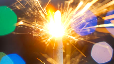 firework sparkler burning