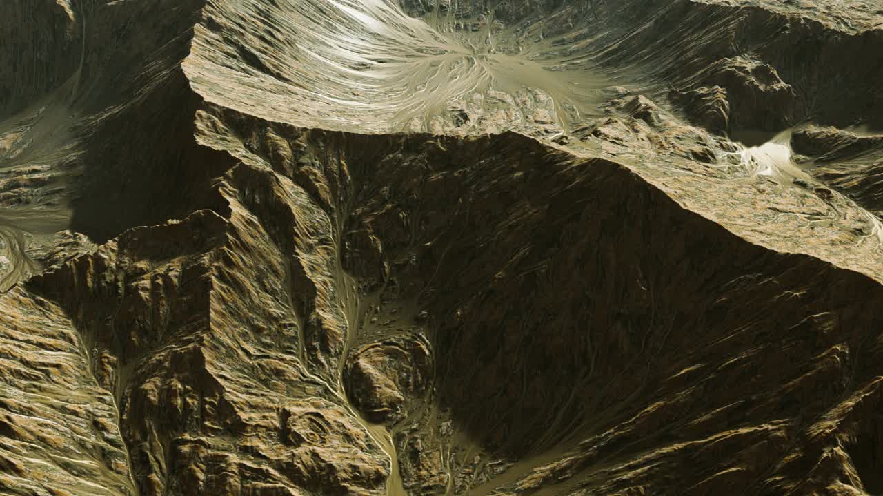 vista del paisaje del planeta alienígena