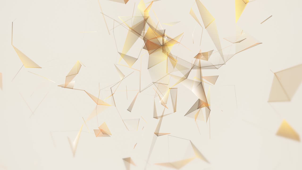 연결된 다각형 루프와 함께 추상적인 디지털 배경