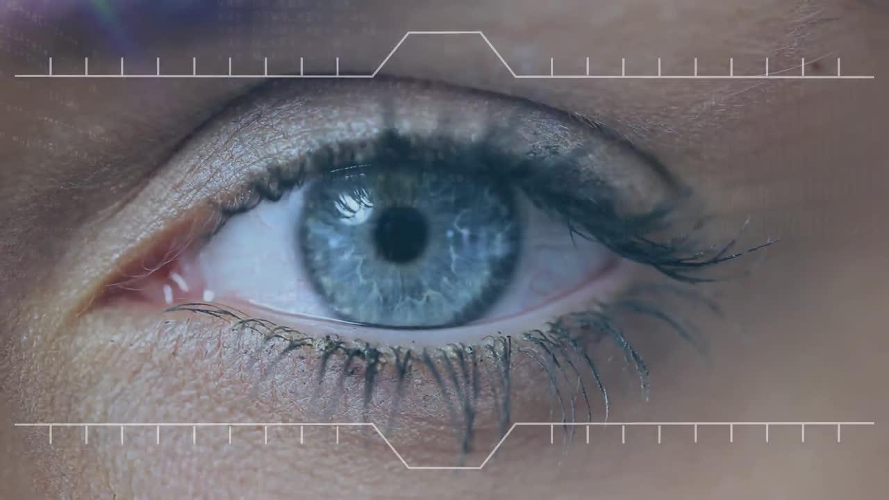 compuesto digital de ilustración de datos virtuales