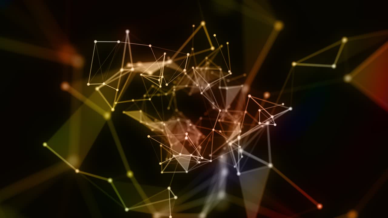 Concept plexus animation shapes loop